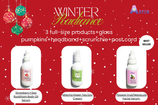 Winter Radiance Collection: Glow Bright This Winter with Vegan & Organic Skincare ($150 Value)