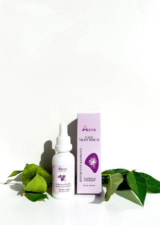 Saffron+Goji Berry Night Face Serum | Restorative & Radiance